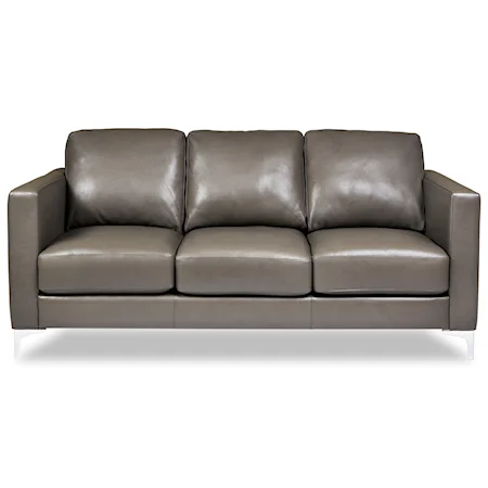 Contemporary 74 Inch Sofa with 3 Seats